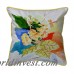 Betsy Drake Interiors Primrose Indoor/Outdoor Lumbar Pillow HUC1862